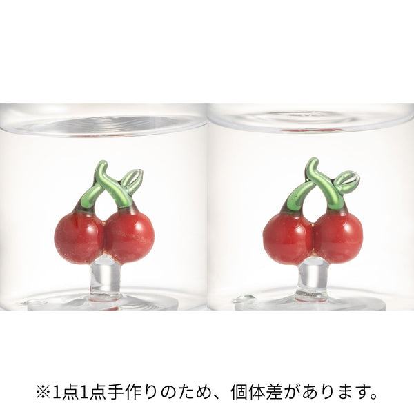 モチーフ ダブルウォールグラス さくらんぼ