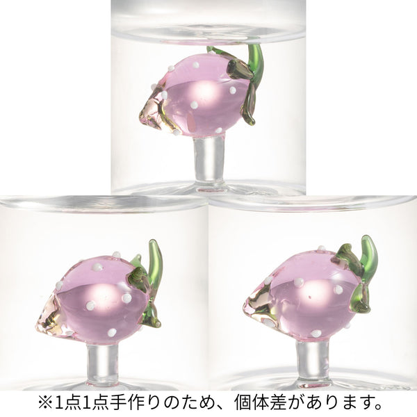 モチーフ ダブルウォールグラス いちご