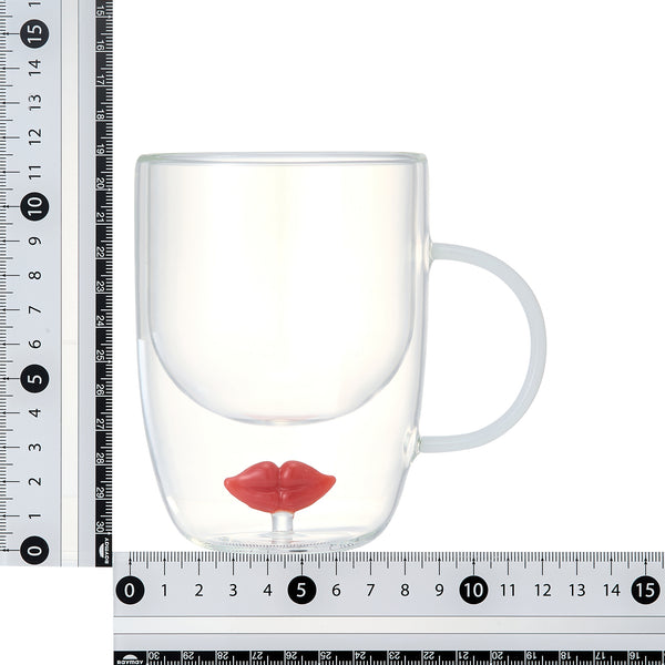 モチーフ ガラス マグ リップ