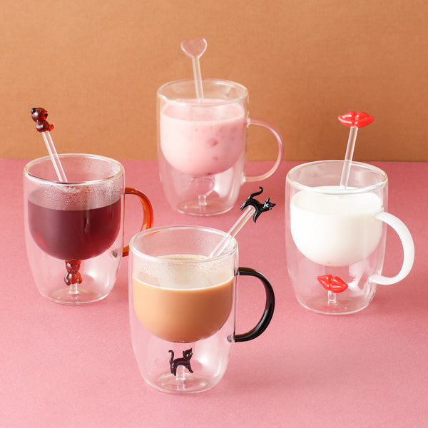 モチーフ ガラス マグ くま