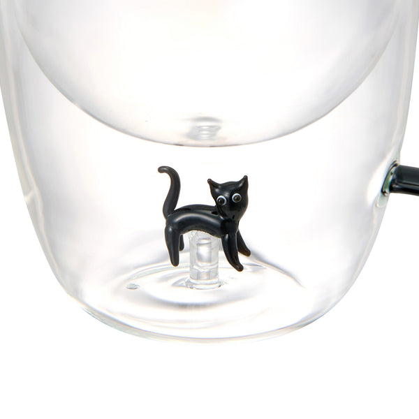 モチーフ ガラス マグ ねこ