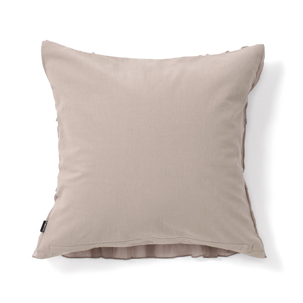 シフォンフリル  クッションカバー 450×450 グレー（A-039）