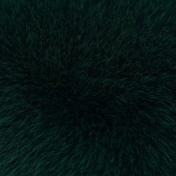 ファー クッションカバー 450×450 ダークグリーン（P-101）
