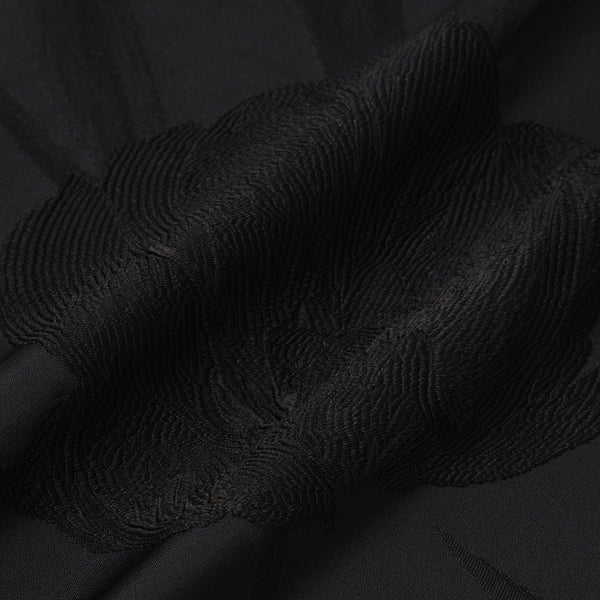 JQフラワー  クッションカバー 45×45 ブラック（E104）