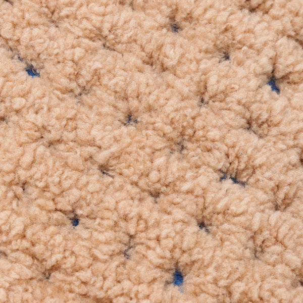 タフトチェック クッションカバー 450×450 ピンク×ブルー（C-108）