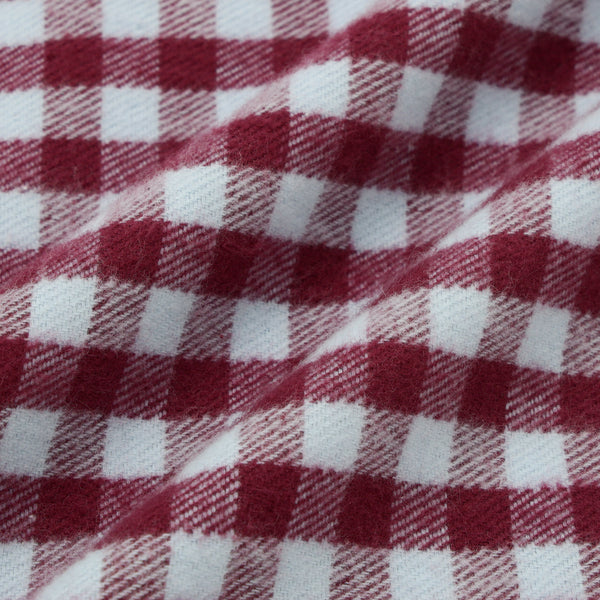 フリルチェック クッションカバー 450×450 ブルー×パープル（041）
