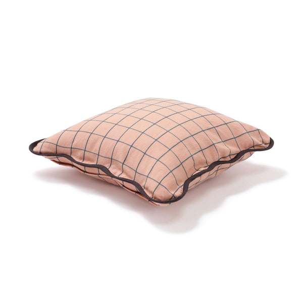 ウィンドウペンウェーブ クッションカバー 450×450 オレンジ（062）