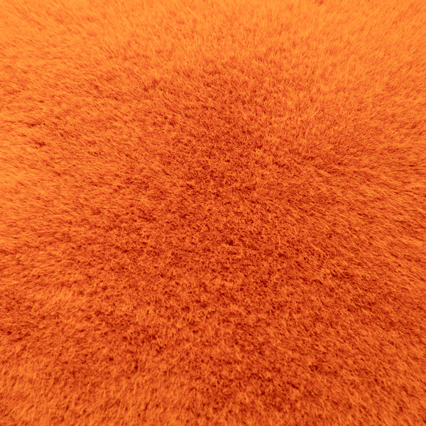 エコファー クッションカバー 450×450 オレンジ（S-084）