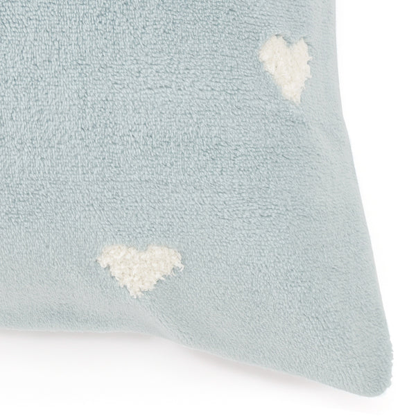 WARMY ハート まくらカバー 50×70 ブルー