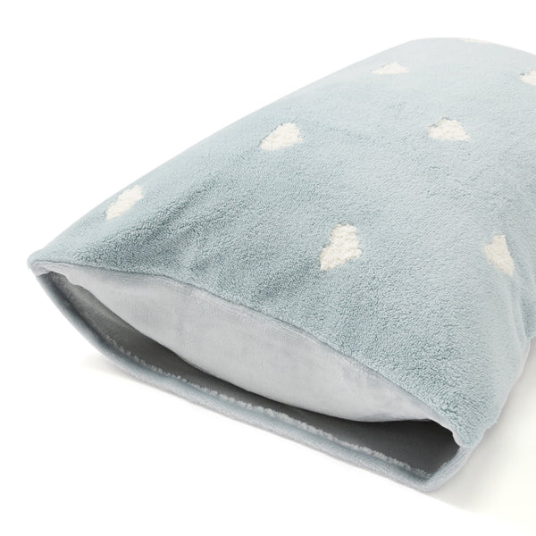 WARMY ハート まくらカバー 50×70 ブルー