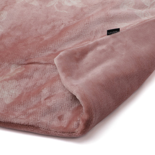 【EC限定】WARMY 重たいブランケット フラワー ダブル ピンク