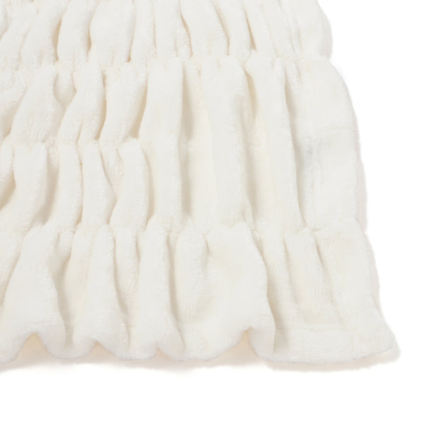 WARMY CICA リップル ブランケット（毛布） シングル 1400×2000 アイボリー
