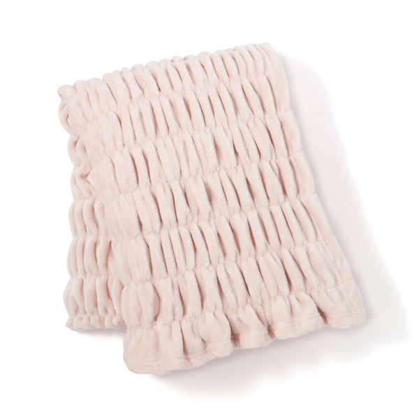 WARMY CICA リップル ブランケット（毛布） シングル 1400×2000 ピンク