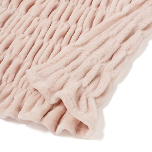 WARMY CICA リップル ブランケット（毛布） シングル 1400×2000 ピンク