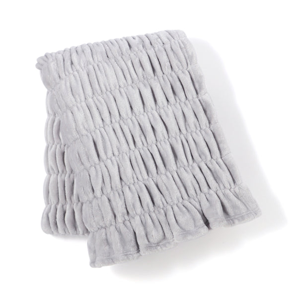 WARMY CICA リップル ブランケット（毛布） シングル 1400×2000 グレー