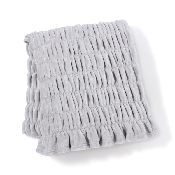 WARMY CICA リップル ブランケット（毛布） ダブル 1800×2000 グレー