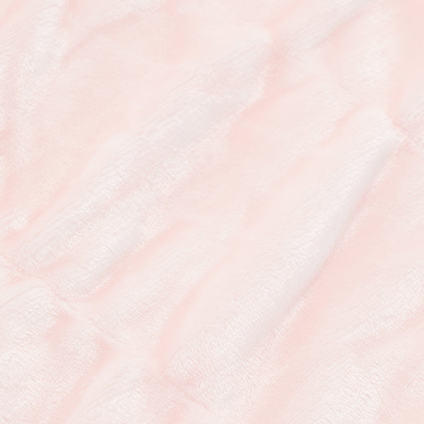 WARMY 中わた入りブランケット リップル（毛布） シングル 1400×2000 ピンク