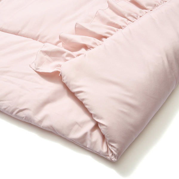 【オンラインショップ限定】かんたん寝具セット フリル セミダブル ピンク
