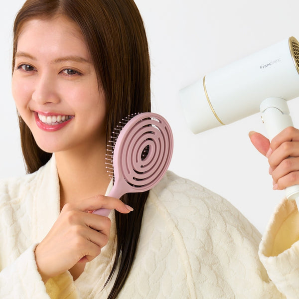 ヘアドライブラシ アイボリー