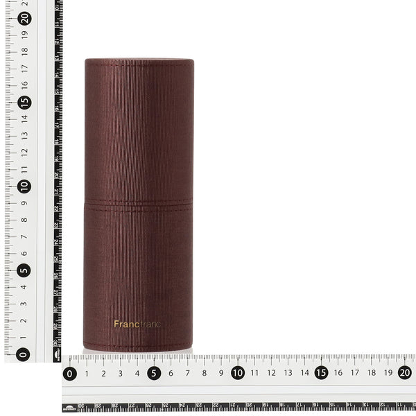 バイカラー メイクアップブラシセット ブラウン