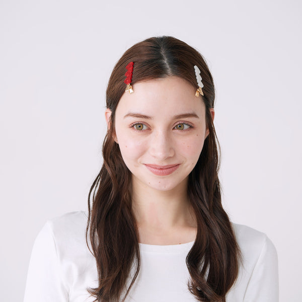 ハート 前髪&ミニヘアクリップセット