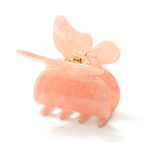 バタフライ ヘアクリップ オレンジ
