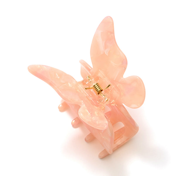 バタフライ ヘアクリップ オレンジ