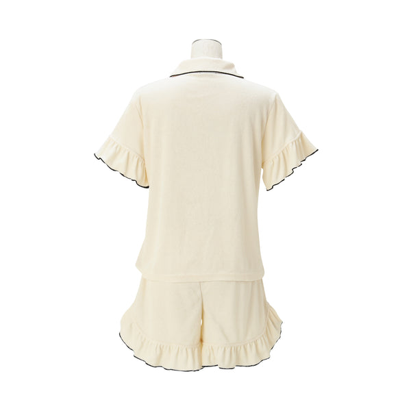キシリトール加工 パイルパジャマ ベージュ