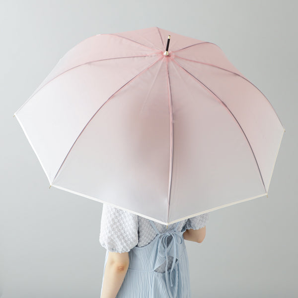 コスメティック アンブレラ 長傘 61cm ピンク