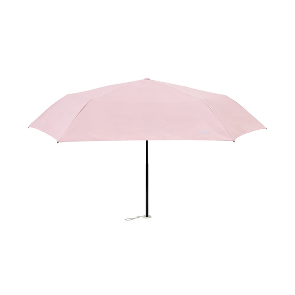 遮光軽量ソリッド 折りたたみ傘 50cm ピンク（晴雨兼用）