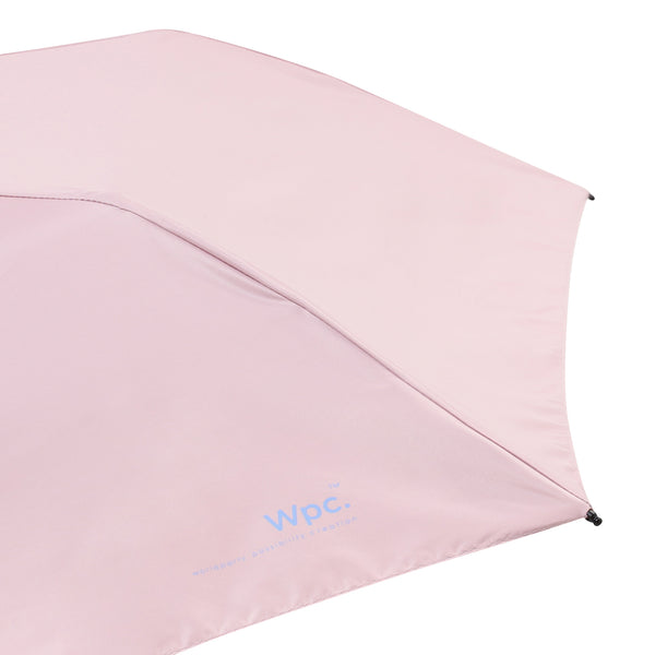 遮光軽量ソリッド 折りたたみ傘 50cm ピンク（晴雨兼用）