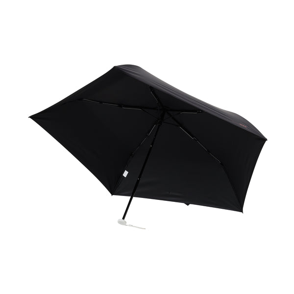 遮光軽量ソリッド 折りたたみ傘 50cm ブラック（晴雨兼用）