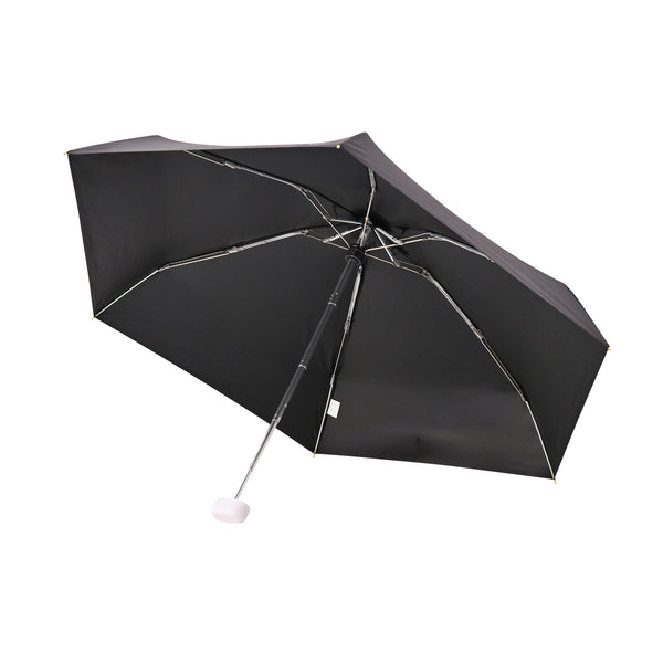 遮光ポシェットtiny 折りたたみ傘 46cm チャコールグレー（晴雨兼用）