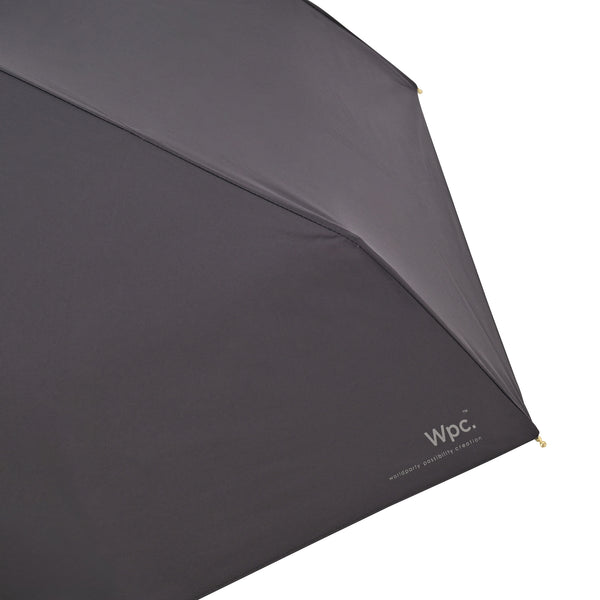 遮光ポシェットtiny 折りたたみ傘 46cm チャコールグレー（晴雨兼用）