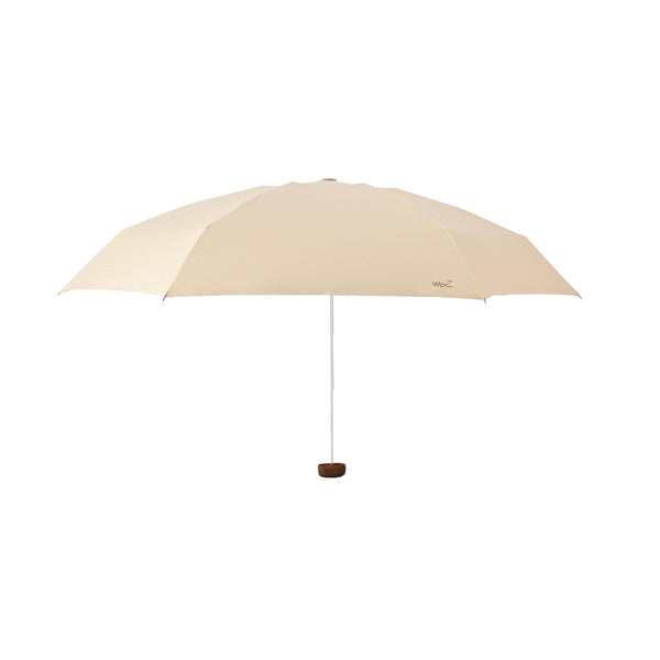 遮光ノーブルベーシック 折りたたみ傘 50cm ベージュ（晴雨兼用）