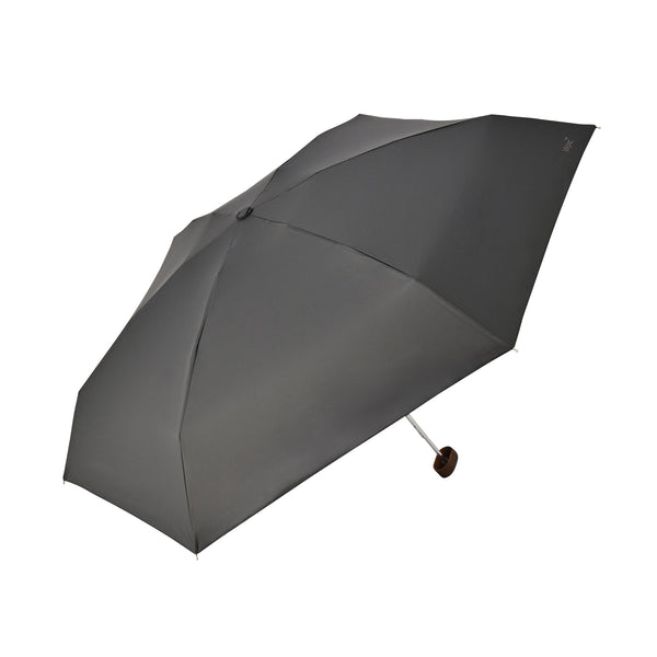 遮光ノーブルベーシック 折りたたみ傘 50cm ブラック（晴雨兼用）