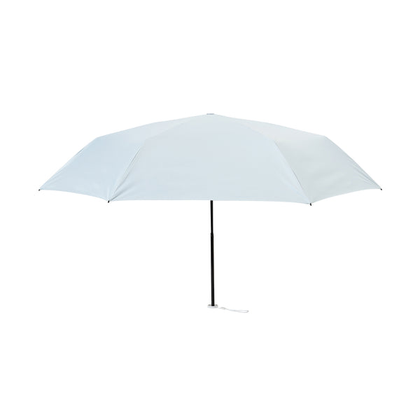 遮光HEAT DOWN プレーン 折りたたみ傘 55cm ブルー（晴雨兼用）