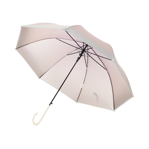 シルバーグラデーションアンブレラ 長傘 61cm ピンク