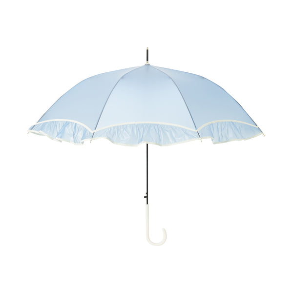 シアーフリルアンブレラ 長傘 61cm ブルー