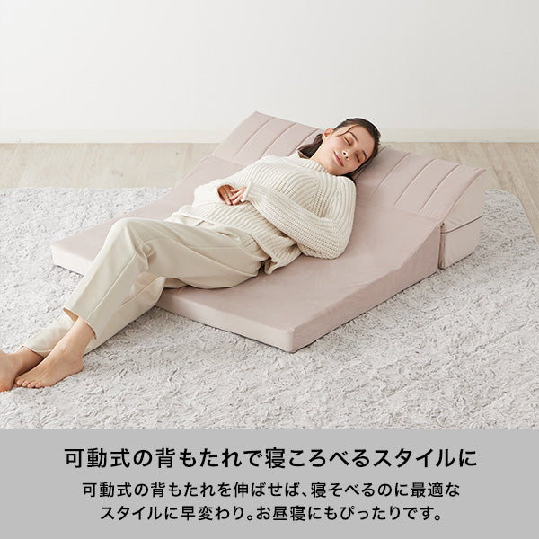 【EC限定】ファミーユ ローソファ プラス 2S ピンク（W1000）