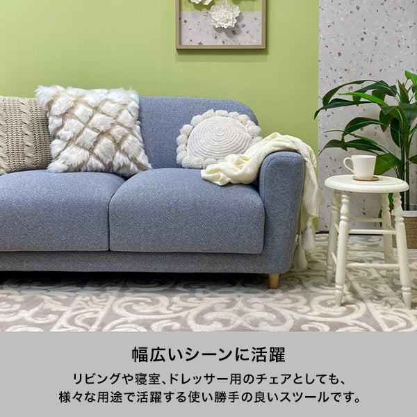 プラードスツール LOW ホワイト（H450）