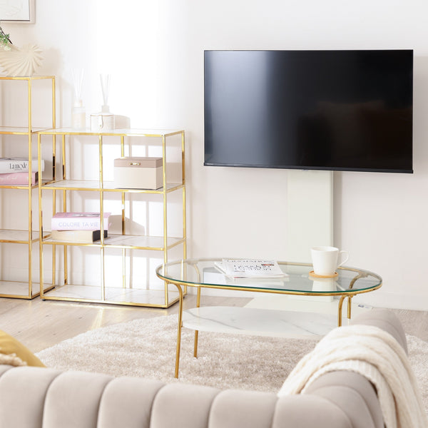 【EC限定】WALL V3COMPACT テレビスタンド サテンホワイト