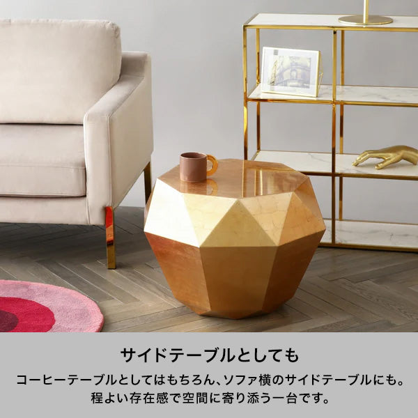 ダイヤモンド テーブル ゴールド（W520）