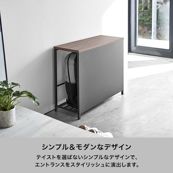 タワー 収納付き玄関ベンチ ホワイト
