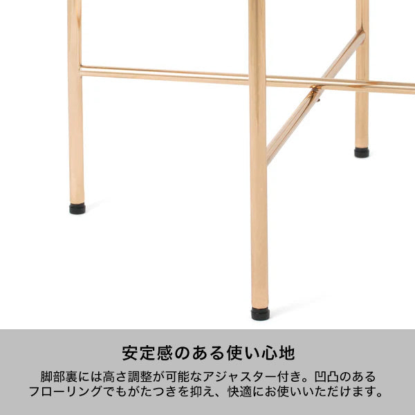 マタン サイドテーブル コッパー（W425）