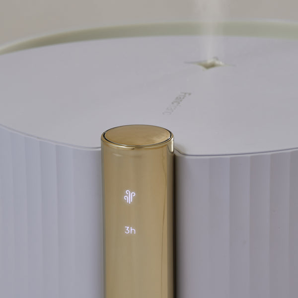 ルナ 超音波式アロマディフューザー＆加湿器 ライトブルー
