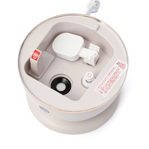 【大容量】シレーヌ 上部給水型 超音波式2WAY加湿器 ピンク