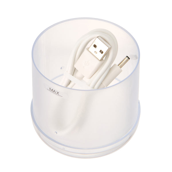 ミニ USB加湿器 ラビット オーロラ  ピンク