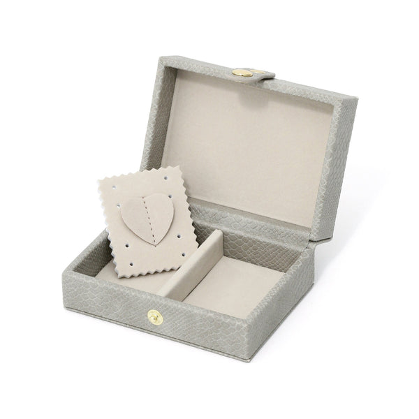 【EC限定・アウトレット品】フラビア ジュエリーボックス L グレー