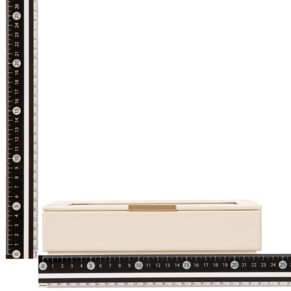 スタッキング ジュエリーボックス ディスプレイ蓋付き ホワイト